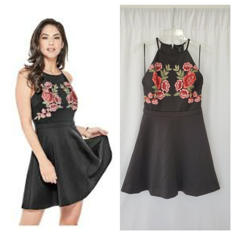 GUESS embroidered Dress sz XS NWT